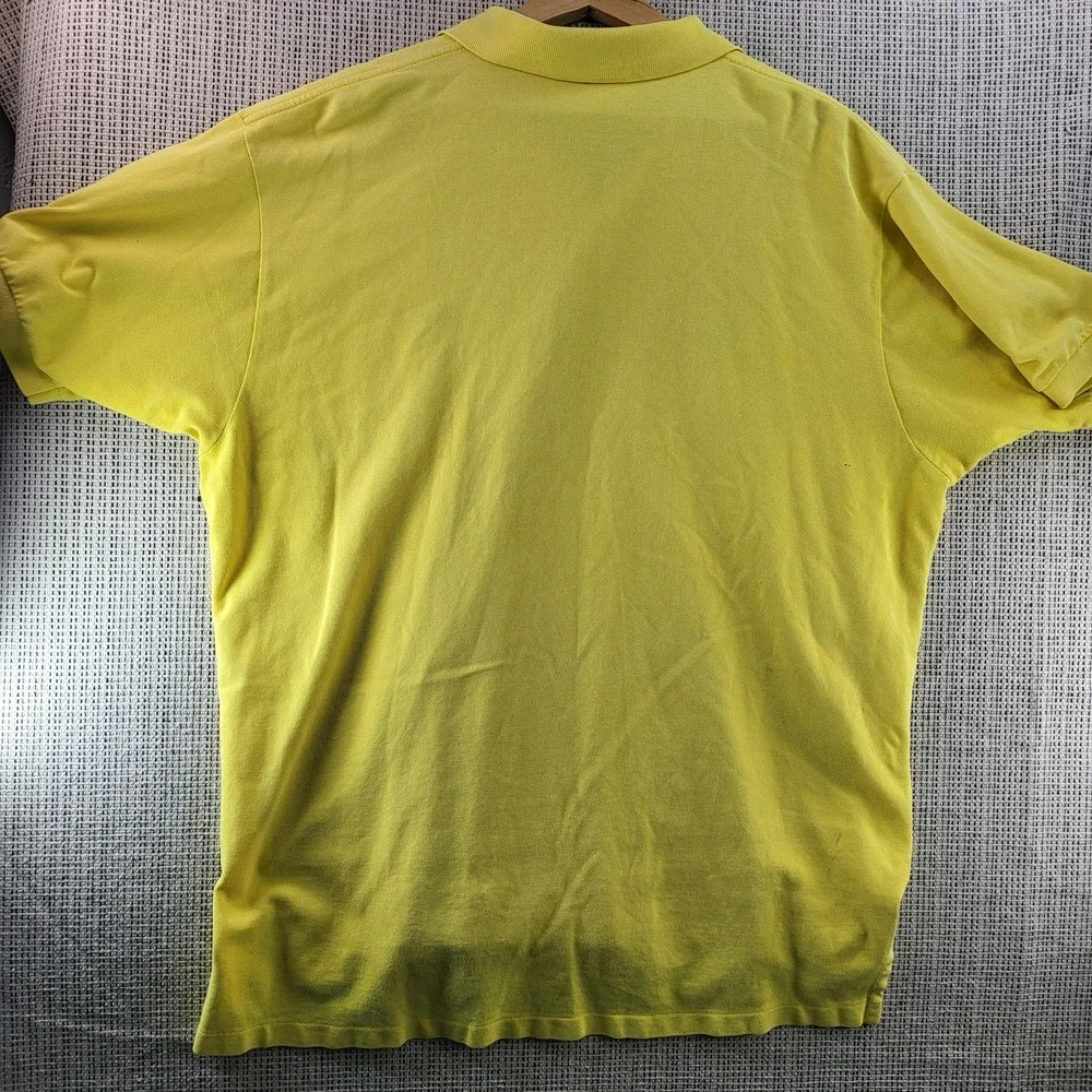 Polo Ralph Lauren Polo Shirt Mens XL Yellow‎ Classic Fit Cotton Pony Logo